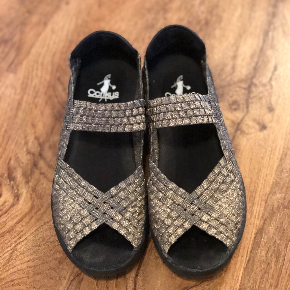 Corkys Bronze “Beth” Sandals